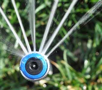 Repaired Hunter sprinkler head in Soutlake Texas
