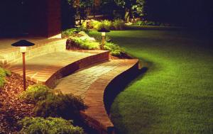 Landscape installation with Kichler outdoor stake lights